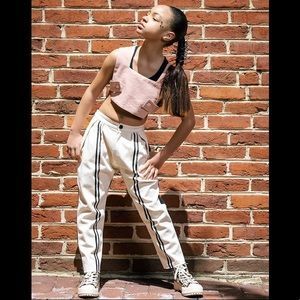 Girls HILDA HENRI Mimi Reversible Top in Salmon, Size 10y